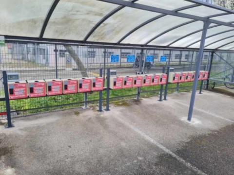 parking avec recharge trottinette électrique